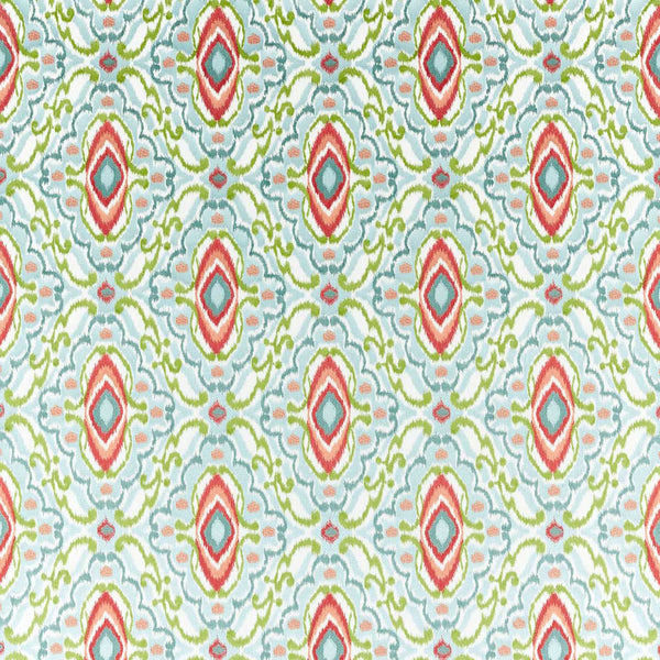 Ixora Sky/Cascade/Vermillion | Harlequin
