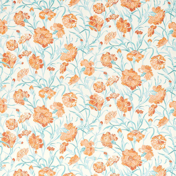 Fleur De Joie Paprika/Aqua | Harlequin