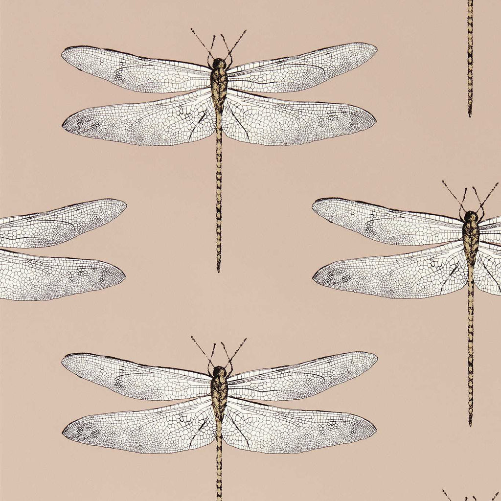 Demoiselle Positano First Light Taupe Wallcovering | Harlequin