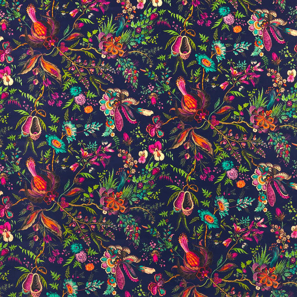 Wonderland Floral Velvet Sapphire/Spinel/Emerald | Harlequin