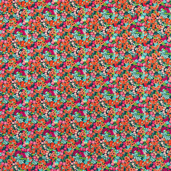 Wildflower Meadow Velvet Carnelian/Aquamarine/Peridot | Harlequin