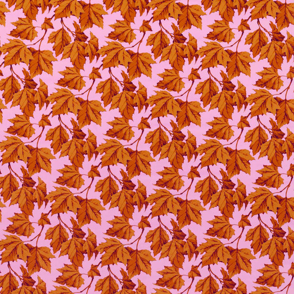 Dappled Leaf Velvet Amber/Rose | Harlequin