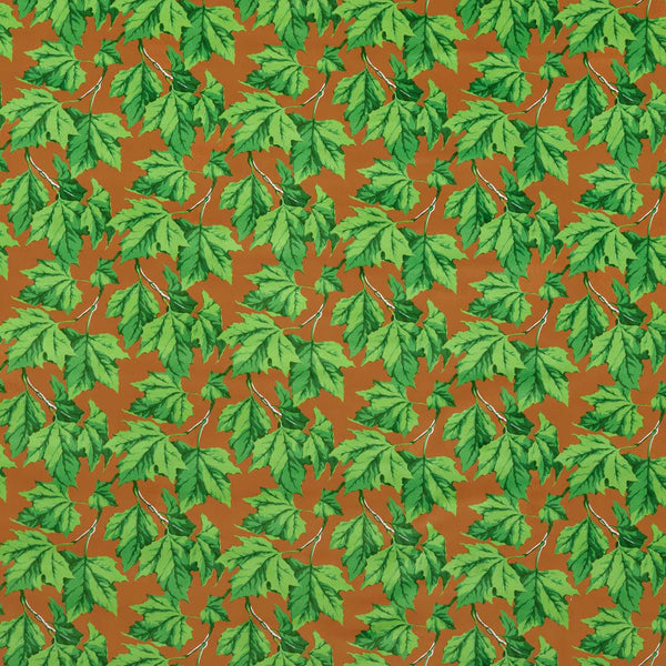 Dappled Leaf Velvet Emerald/Amber | Harlequin