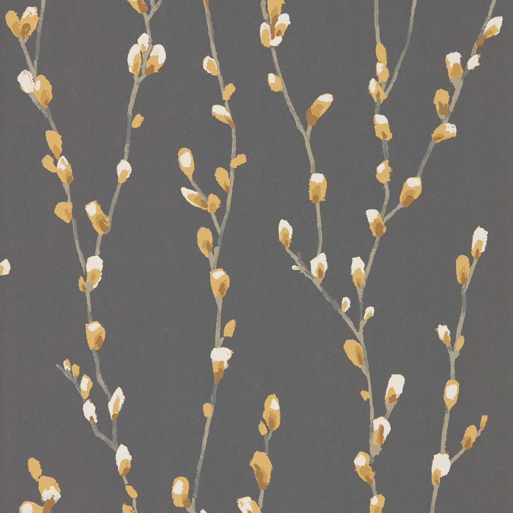 Salice Ochre Sepia Wallcovering | Harlequin