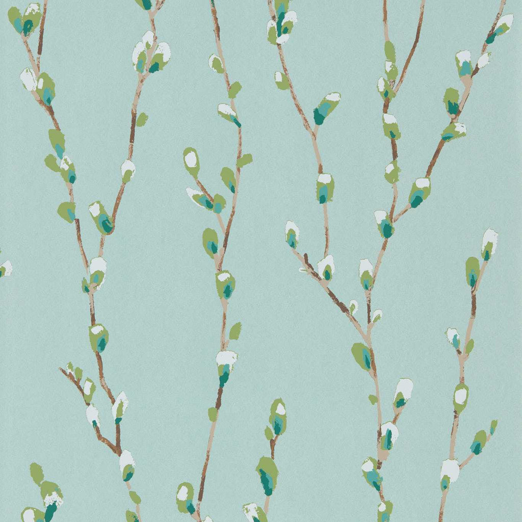 Salice Mint Emerald Wallcovering | Harlequin