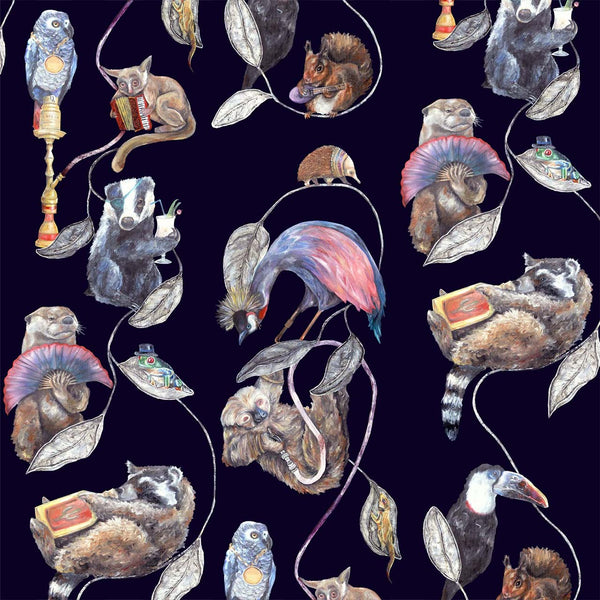 Hackney Empire Midnight, Sample Wallcoverings | Newwall
