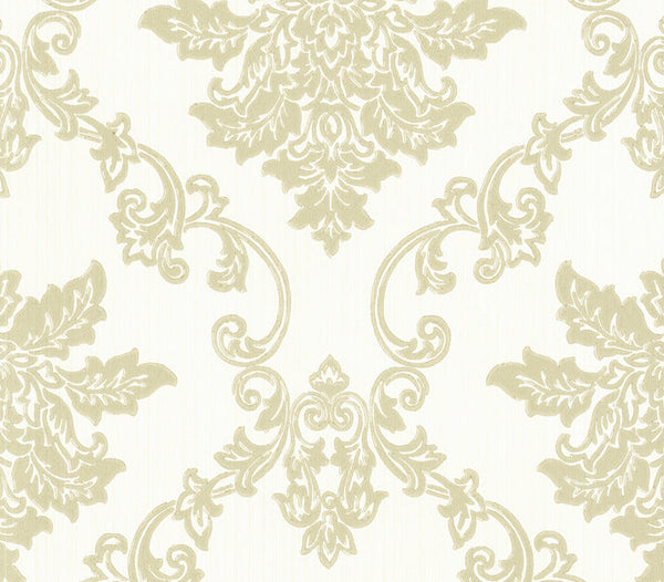 Hampton - Ivory Cream Wallcovering | 1838 Wallcoverings
