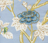 Happy Garden, Windsor Blue on White