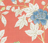 Happy Garden, Rust Orange on White