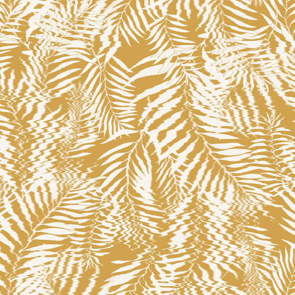 Hazy Palm Saffron | Poppy Print Studio Wallcovering