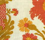 Henriot Floral, Peach, Gold on Ecru