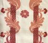Henriot Stripe, Roses Pink on Tinted Linen