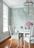 Villa Garden Mural - Set, Pale Green