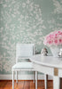 Villa Garden Mural - Set, Pale Green