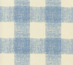 Hingham Plaid, Zibby Blue on Cream Suncloth