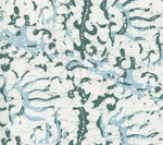 French Green Sky on White Wallcoverings | Suncloth