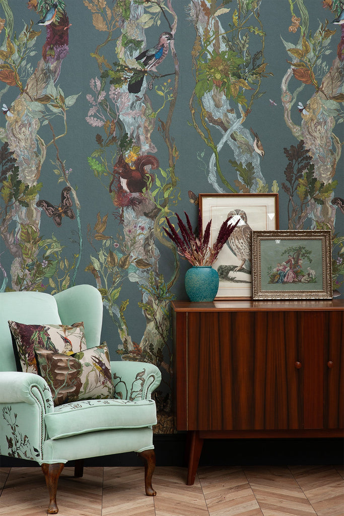 Indie Wood Smokey Teal