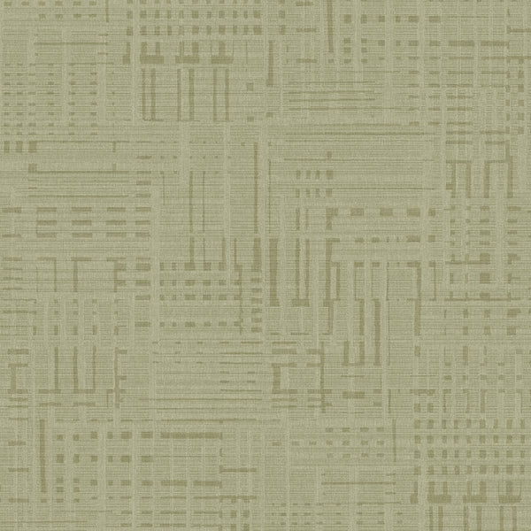 Insight Grid Cactus House Beige - Pale Olive Commercial Wallcovering | Koroseal