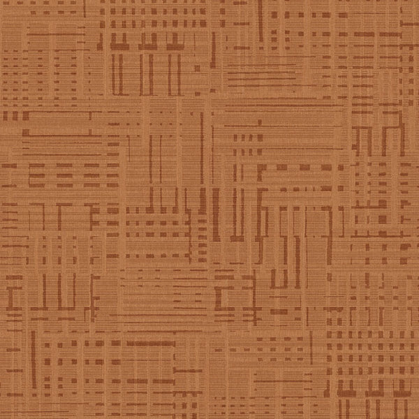 Insight Grid Coffee Shop Brown - Tan Commercial Wallcovering | Koroseal