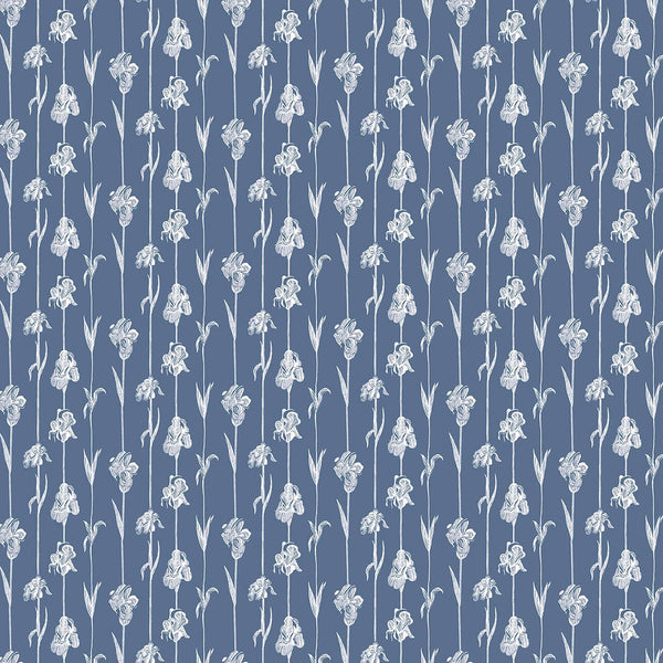 Corola Azul, Roll Vinyl Wallcoverings | Tres Tintas