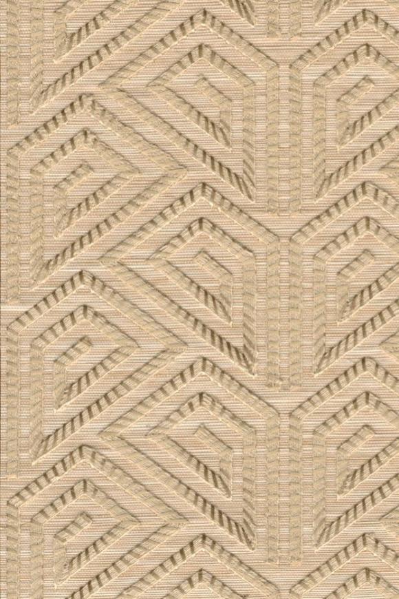 Alata Embroidered Sisal Straw Wallpaper | Arte Europe