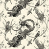 Iguana Superwide Black on Ivory
