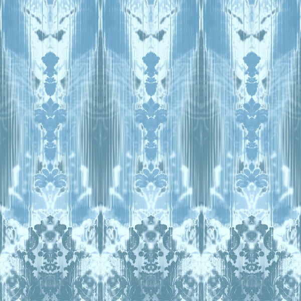 Ikat Damask Blues | Timorous Beasties Wallcovering