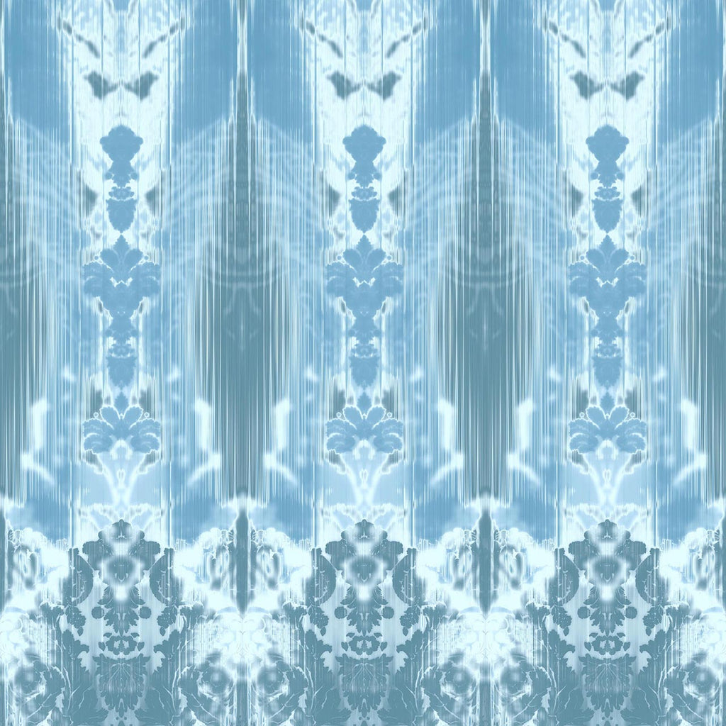 Ikat Damask Blues