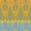 Ikat Damask Blues and Golds