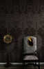 Ikat Damask Black
