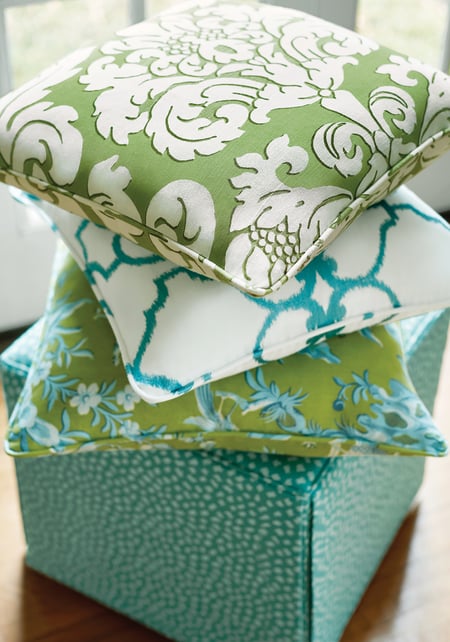 Trelawny Damask, Green