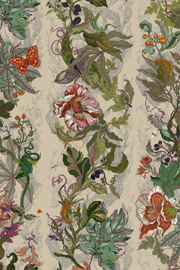 Indie Jungle Mist | Timorous Beasties Wallcovering