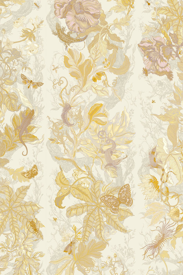 Indie Jungle Rosy Maple | Timorous Beasties Wallcovering