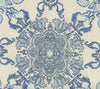 Multi Celeste Blue on Cream