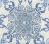 Multi Celeste Blue on Ivory