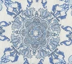 Multi Celeste Blue on Ivory
