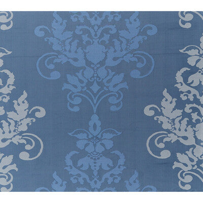 Samples and Purchasing available for Palazzo - Twilight Blue Blue By Brunschwig & Fils | Jagtar | Damask Multipurpose Silk at Designer Wallcoverings and Fabrics