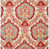 Samples and Purchasing available for Fantasy Silk Print - Fraise Multi By Brunschwig & Fils | Jagtar | Damask Multipurpose Print at Designer Wallcoverings and Fabrics