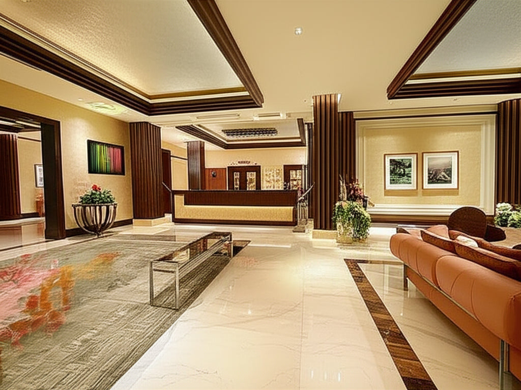 Prismatic Grid Convergence in Hotel Reception Setting