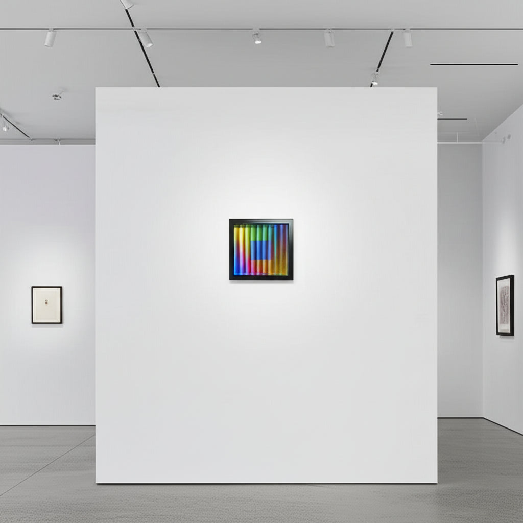 Translucent Spectrum Reverie in Art Gallery Setting
