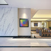 Translucent Spectrum Reverie in Hotel Reception Setting