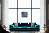 Neon Pulse Matrix in Elegant Living Room Setting