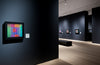 Neon Pulse Matrix in Museum Setting