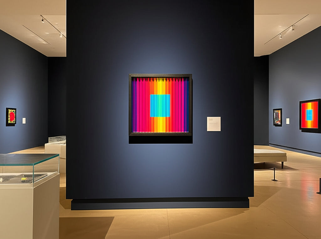 Rainbow Cathedral Light in Museum Setting