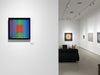 Midnight Spectrum Portal in Art Gallery Setting