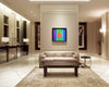 Midnight Spectrum Portal in Hotel Reception Setting