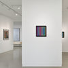 Magenta Dusk Gradient in Art Gallery Setting