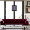 Magenta Dusk Gradient in Elegant Living Room Setting
