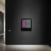 Magenta Dusk Gradient in Museum Setting