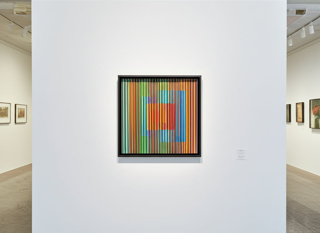 Chromatic Architecture Vivid in Art Gallery Setting